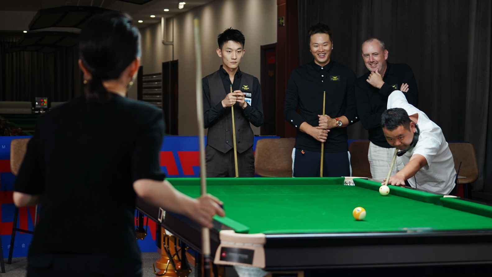 Meet the Masters American pool zone