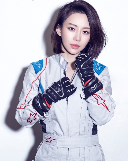 Pan Xiaoting automotive racing campaign proof